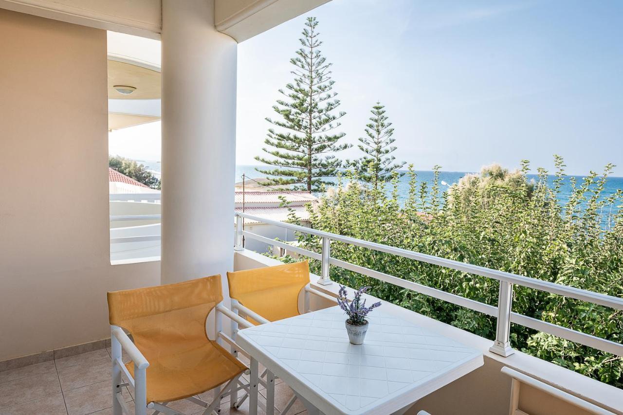 Angela Beach Aparthotel Platanias  Bagian luar foto