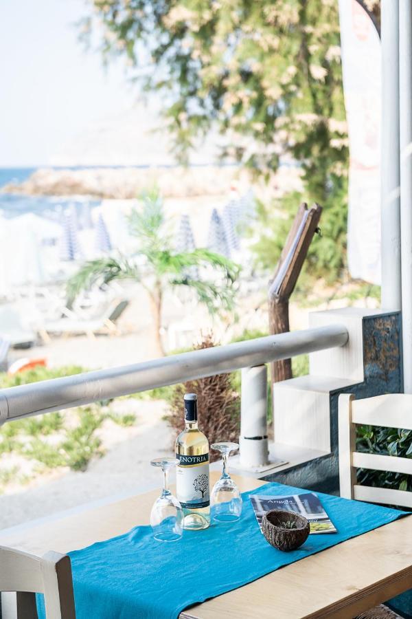 Angela Beach Aparthotel Platanias  Bagian luar foto
