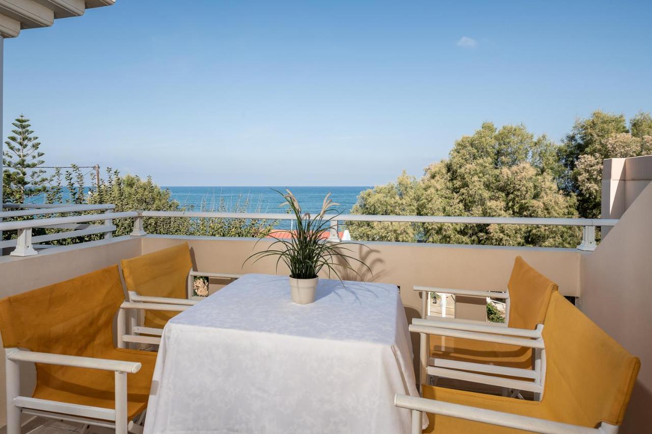 Angela Beach Aparthotel Platanias  Bagian luar foto