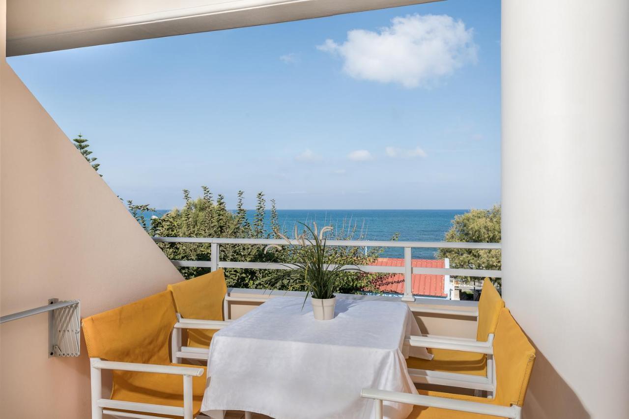 Angela Beach Aparthotel Platanias  Bagian luar foto