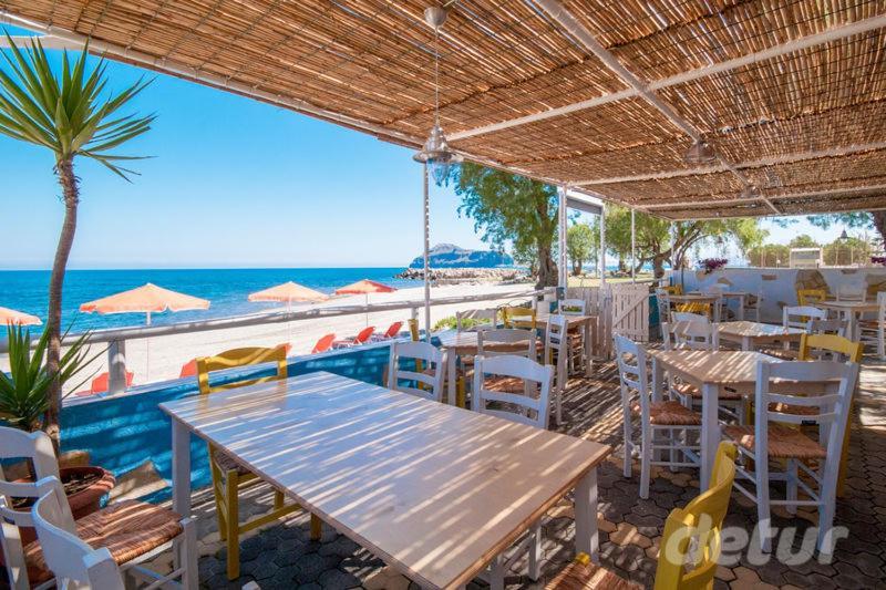 Angela Beach Aparthotel Platanias  Bagian luar foto